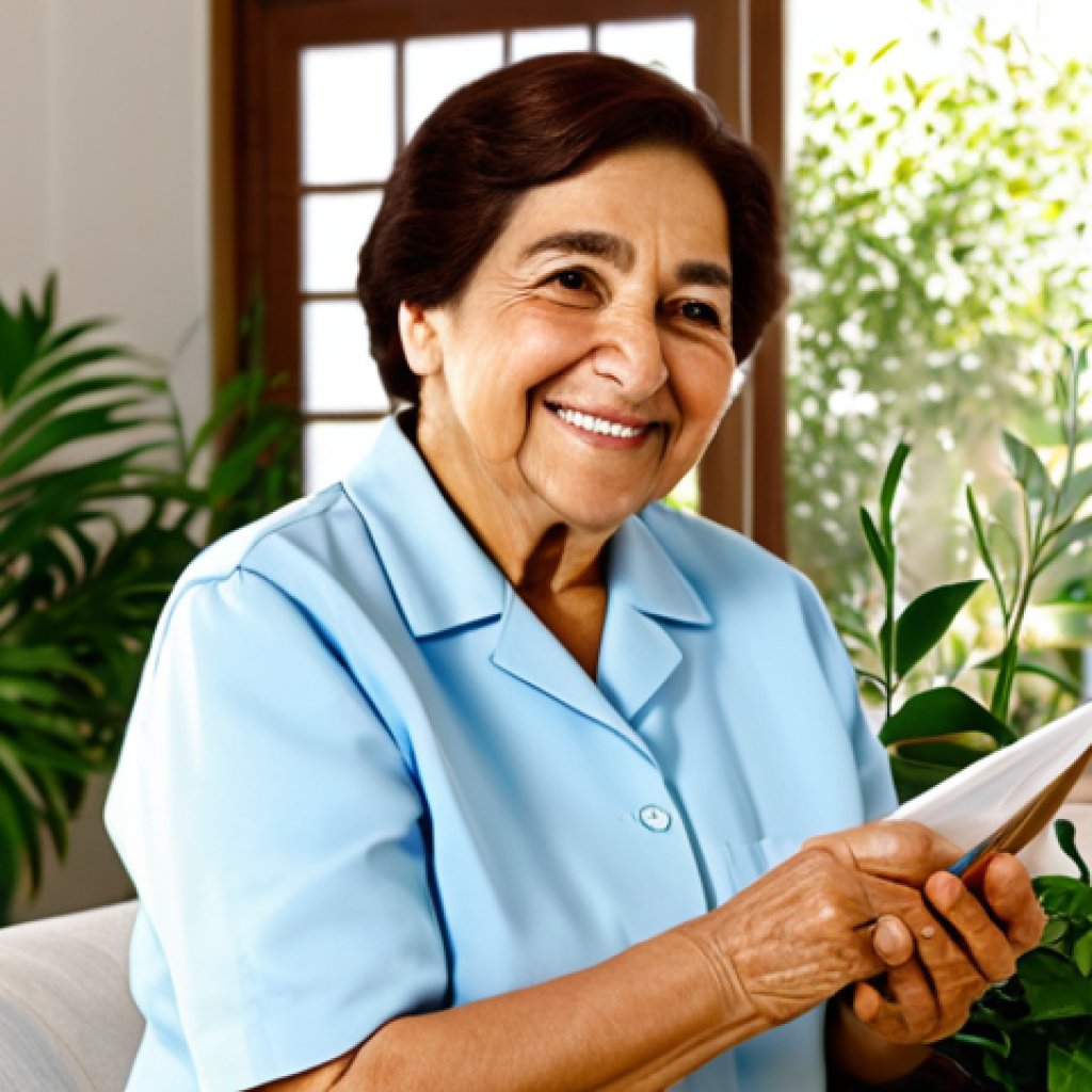 간호사의 윤리적 의사결정 과정 - Professional Caregiver**

"An elderly Hispanic woman with a warm smile, being assisted by a compassi...