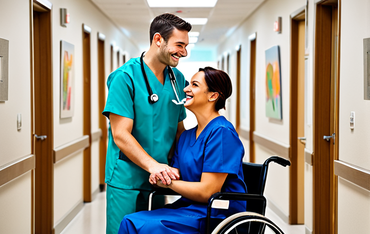 간호사의 윤리적 의사결정 과정 - Doctor Consultation**

"A Latina doctor in a professional white coat, fully clothed, explaining a me...