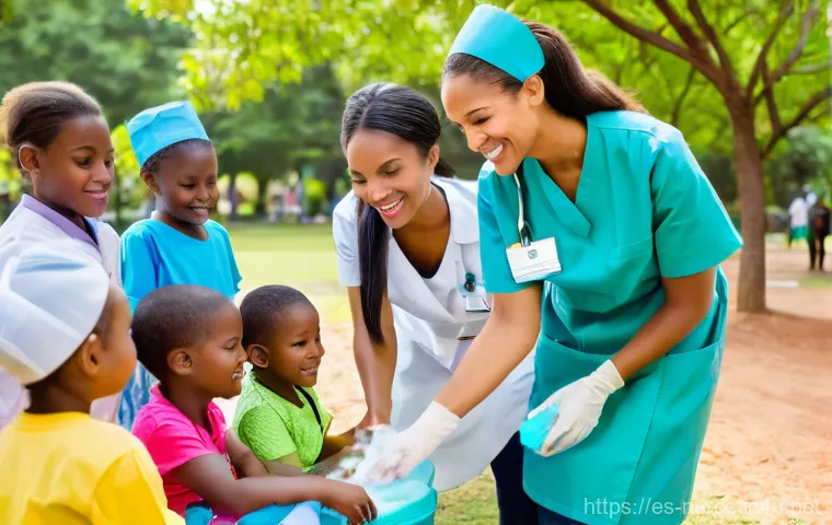 간호사로서의 사회적 기여 - **Prompt: Professional Nurse Utilizing Advanced Medical Technology**
    "A highly focused and profe...